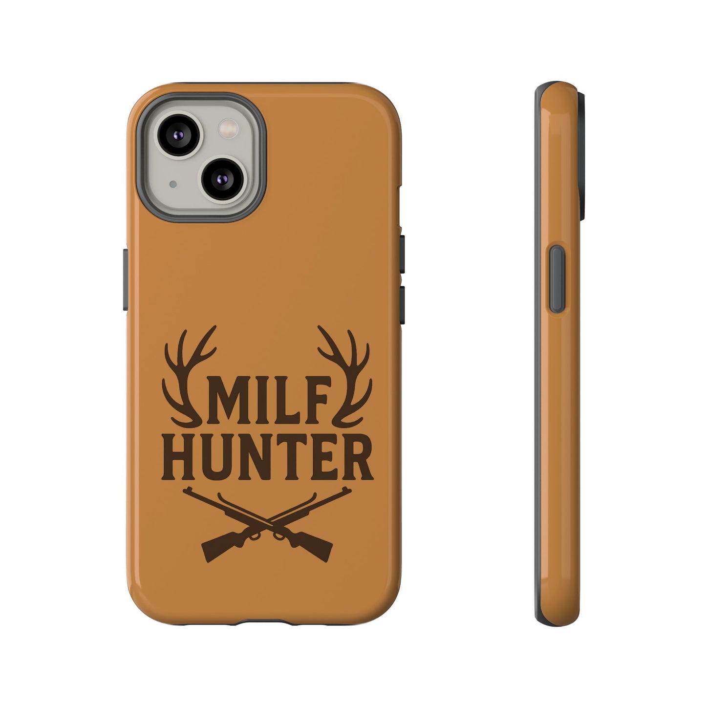 Phone Case, Funny Milf Hunter Design for Tough Cases, Rugged Protective Cover,
