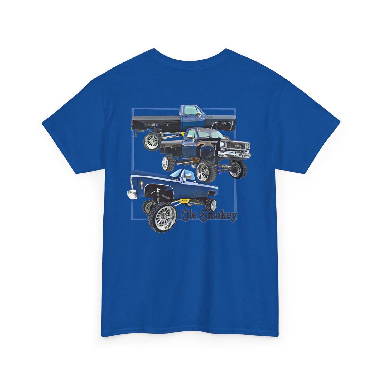 Classic Chevy Truck Tee — Vintage Blue Pickup Graphic Shirt