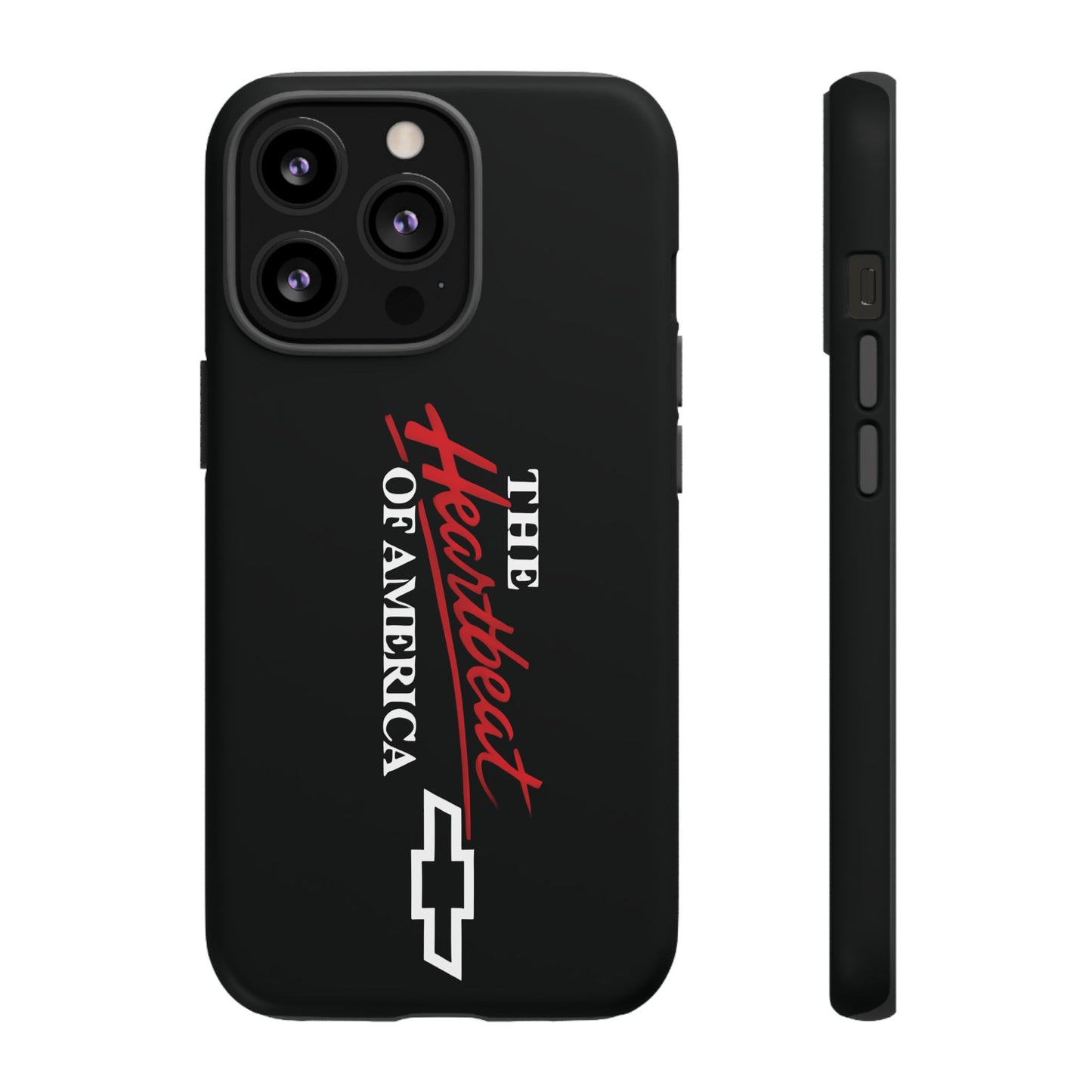 Chevy Phone Case, Tough Cases for Car Lovers, Vintage Style Cover, Heartbeat