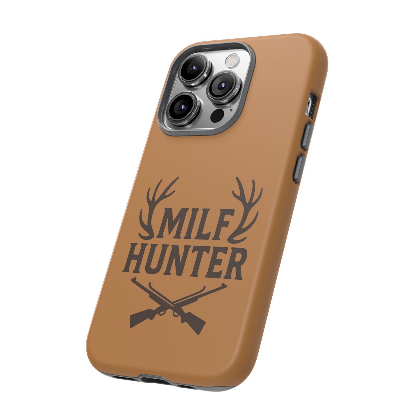 Phone Case, Funny Milf Hunter Design for Tough Cases, Rugged Protective Cover,