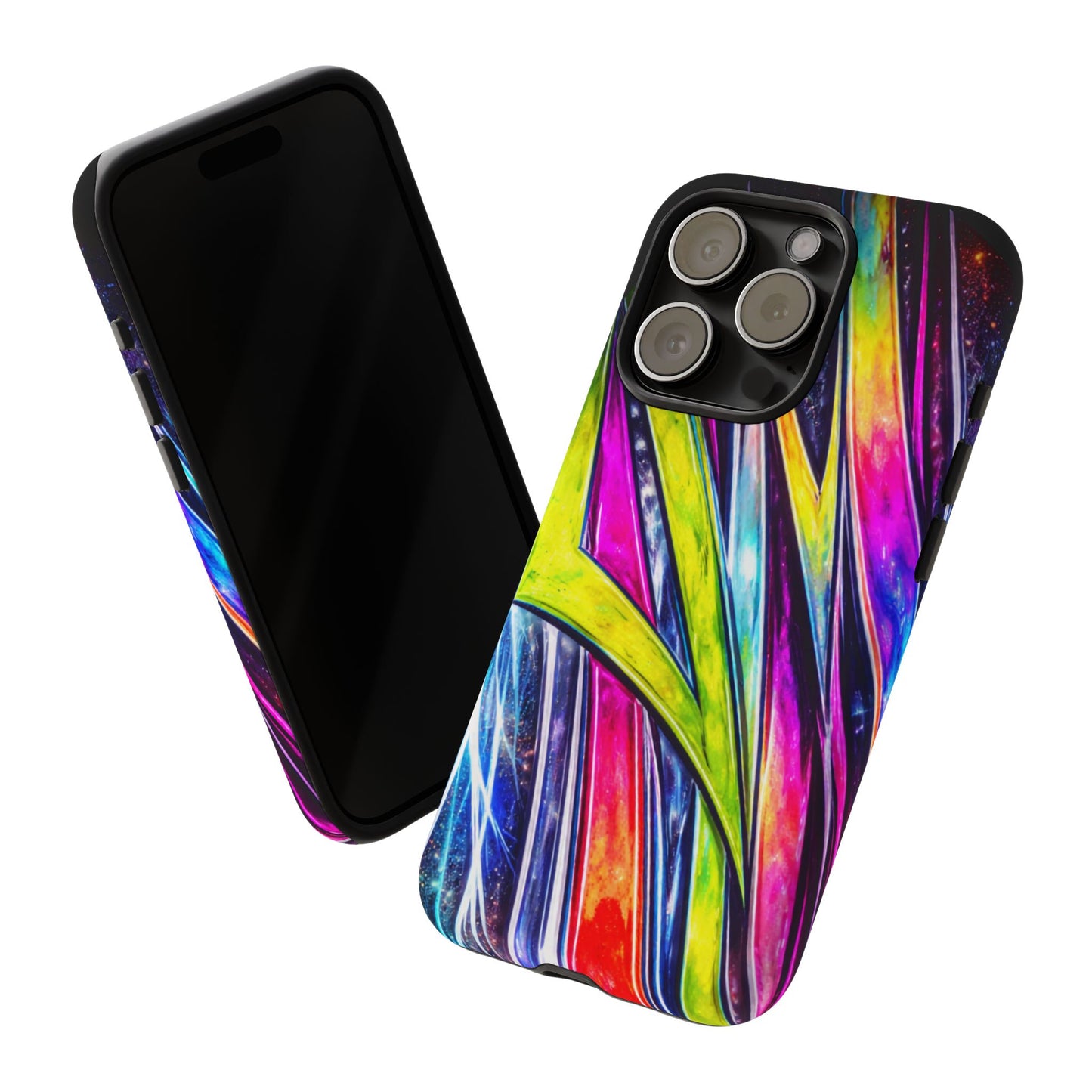 Neon Graffiti Phone Case | Tough Case, Vivid Abstract Street Art