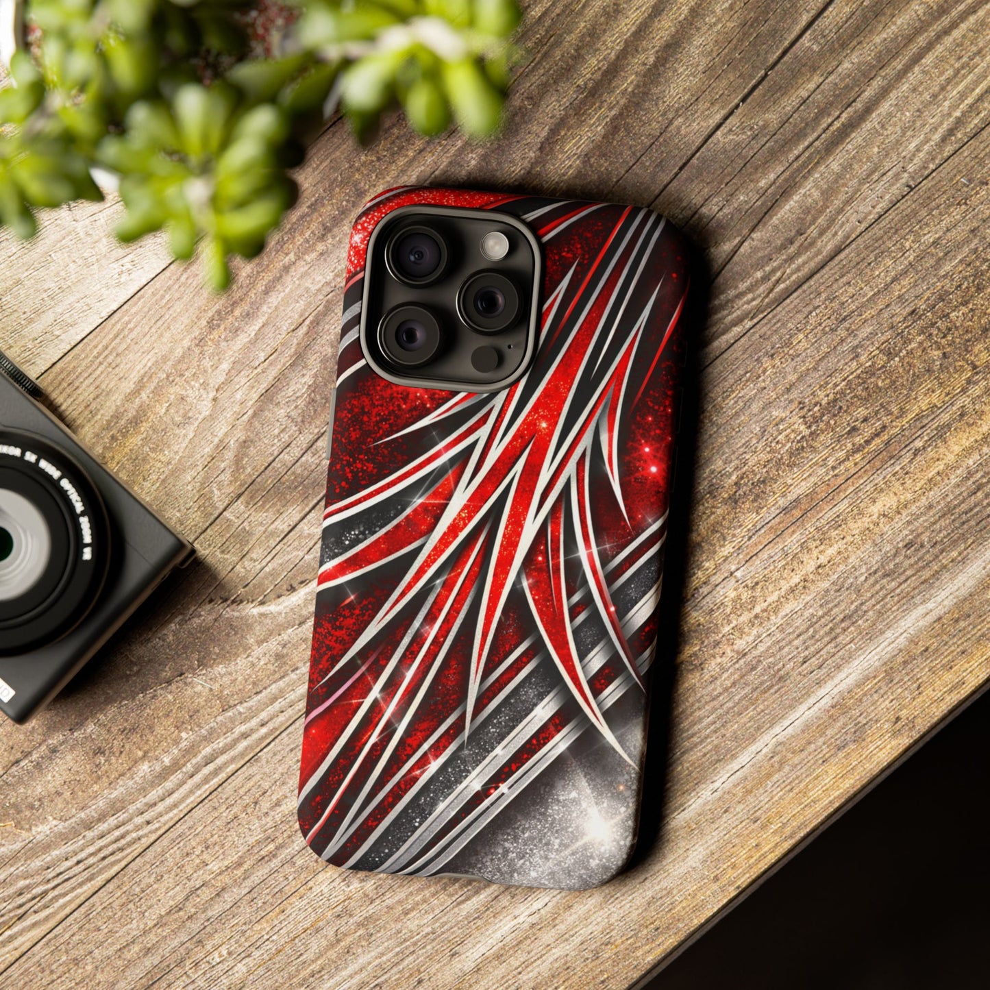 Mini Truck Inspired Pinstripe Graphic Heavy Duty Phone Case