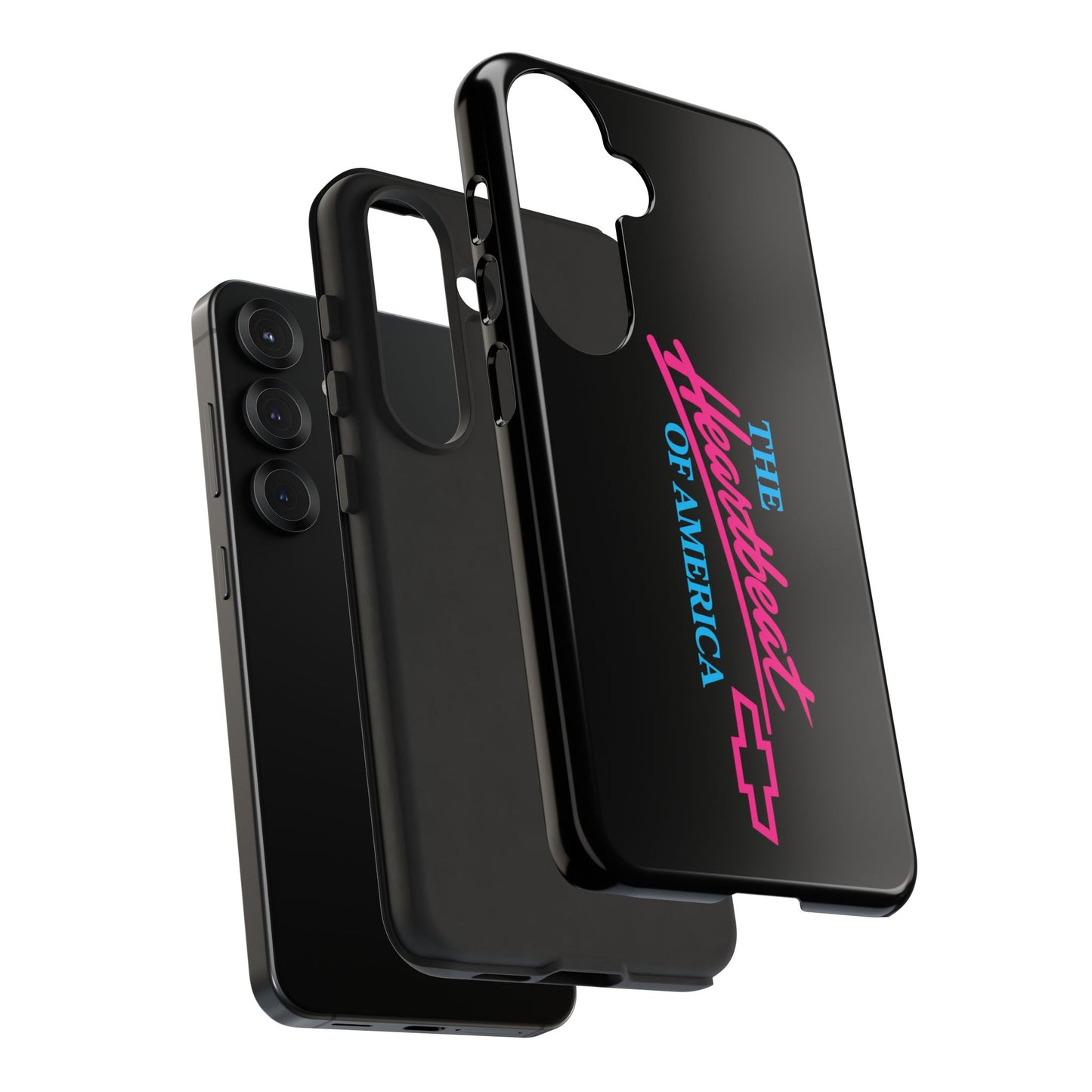 Phone Case — “The Heartbeat of America” Retro Chevy Logo, Slim Protective Cover