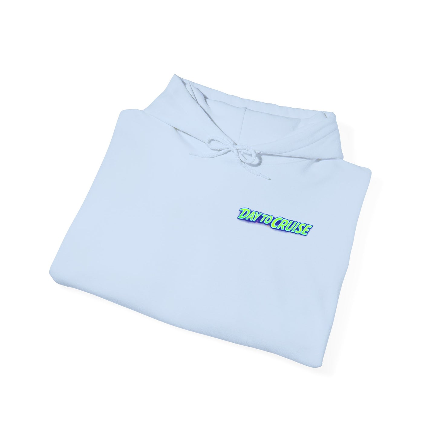 Cruise Night Hoodie — "Day To Cruise" Retro UFO Car Graphic