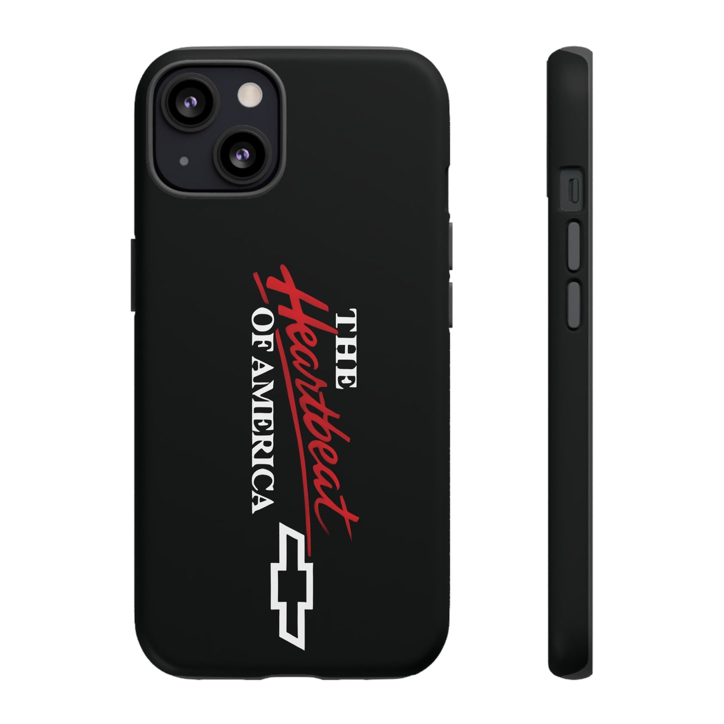 Chevy Phone Case, Tough Cases for Car Lovers, Vintage Style Cover, Heartbeat