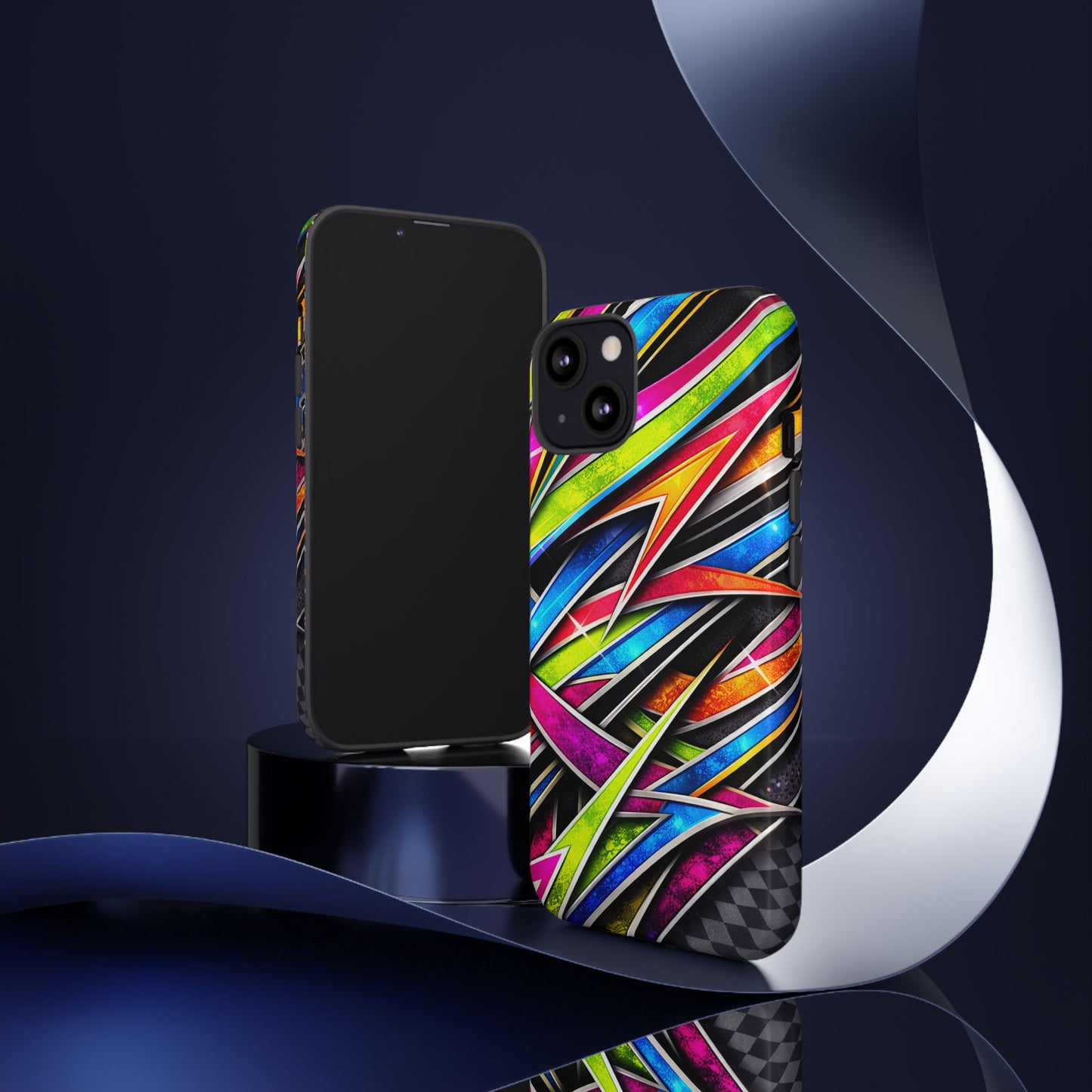 Minitruck Inspired Graphic Tough Phone Case – Impact Resistant