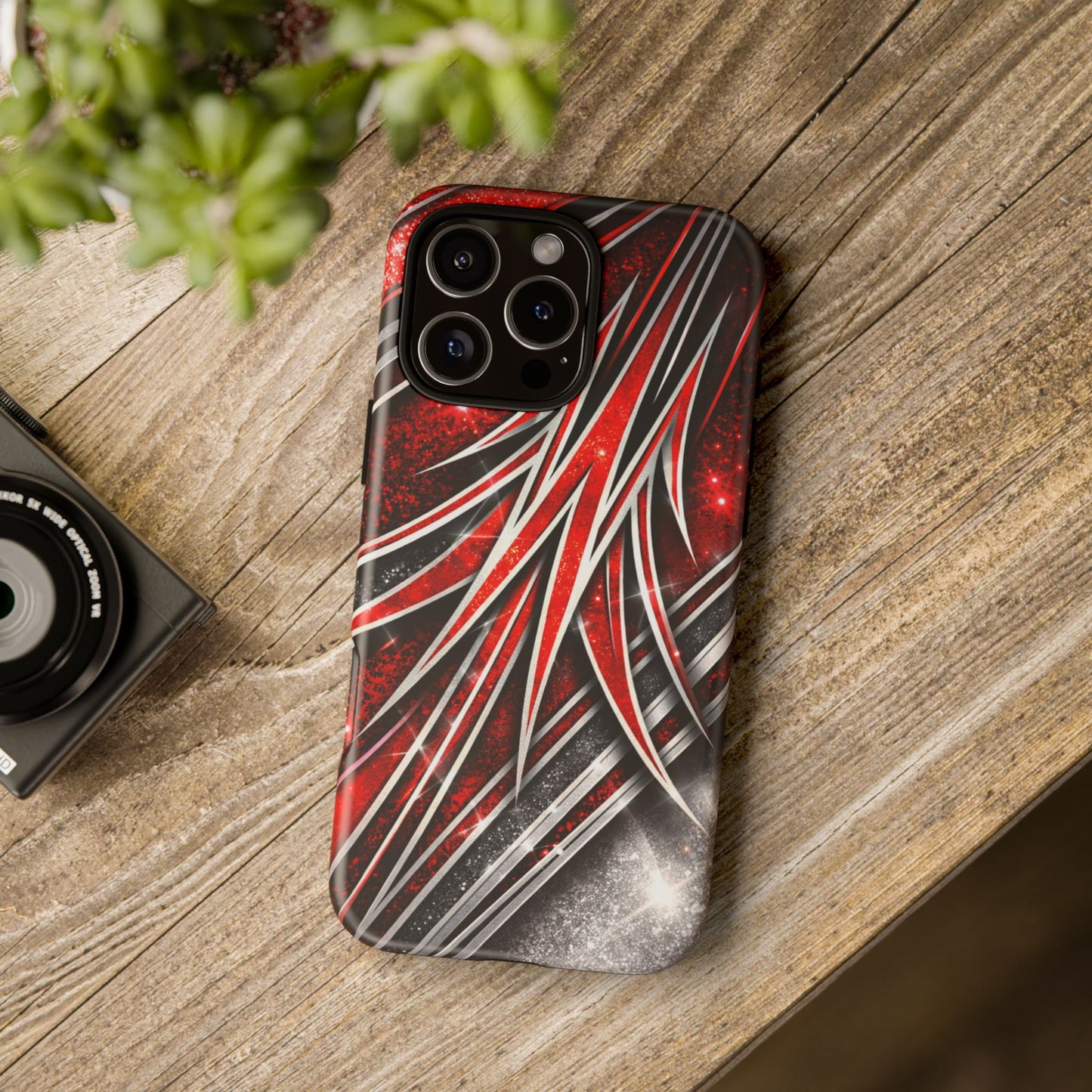 Mini Truck Inspired Pinstripe Graphic Heavy Duty Phone Case
