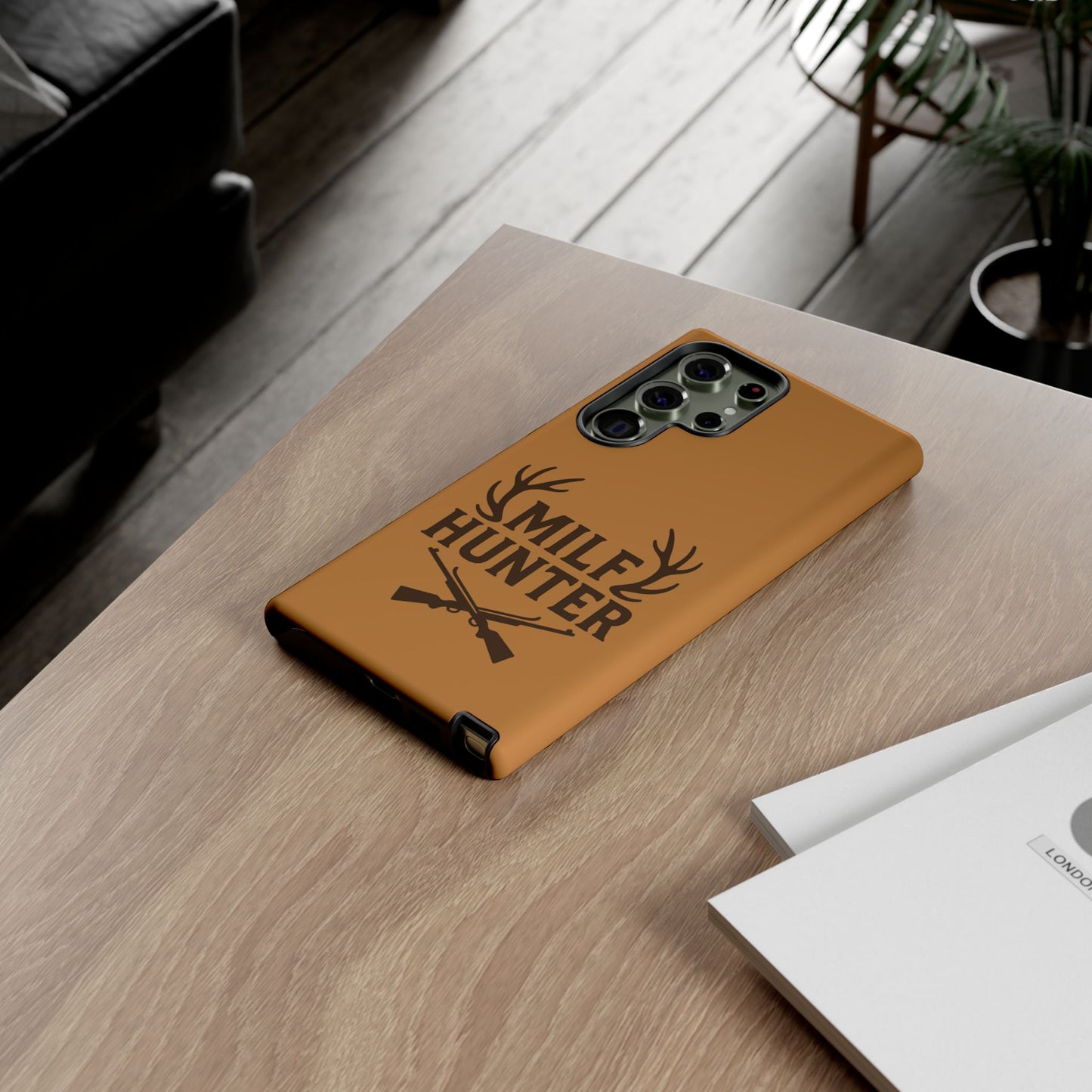 Phone Case, Funny Milf Hunter Design for Tough Cases, Rugged Protective Cover,