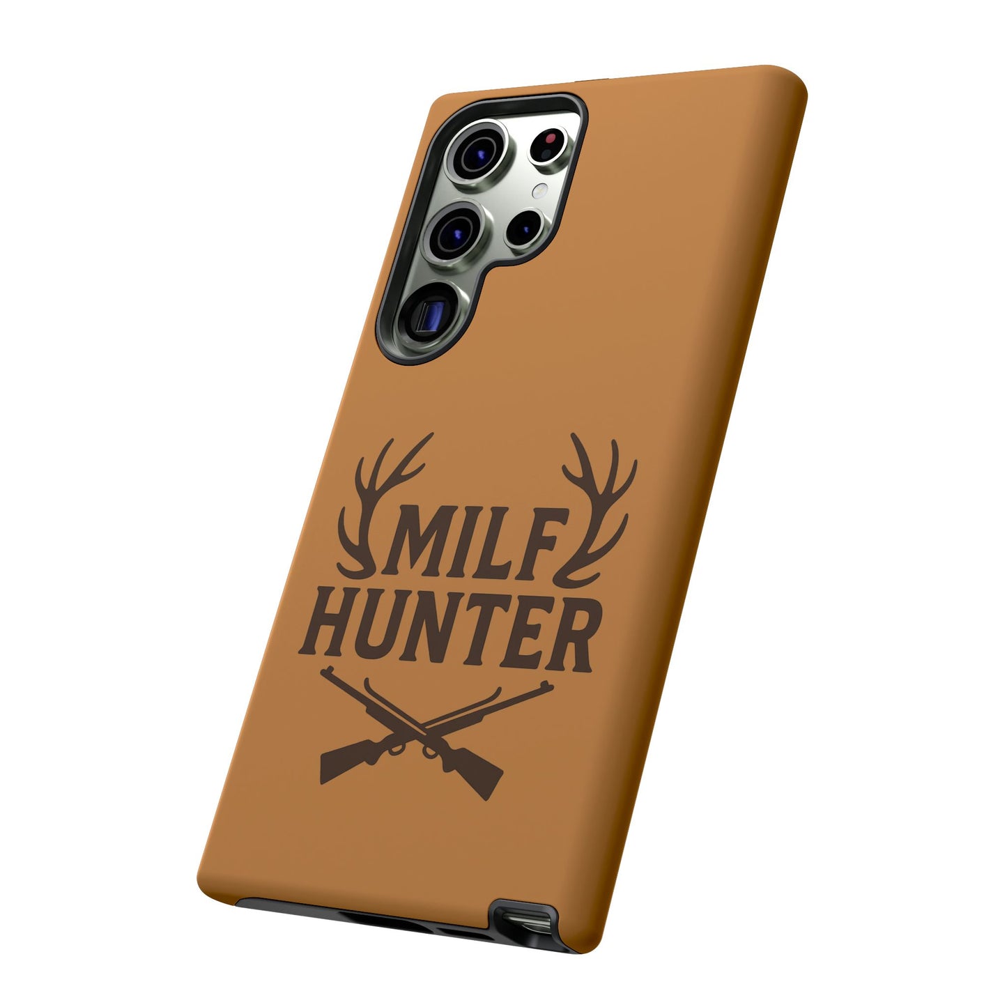 Phone Case, Funny Milf Hunter Design for Tough Cases, Rugged Protective Cover,