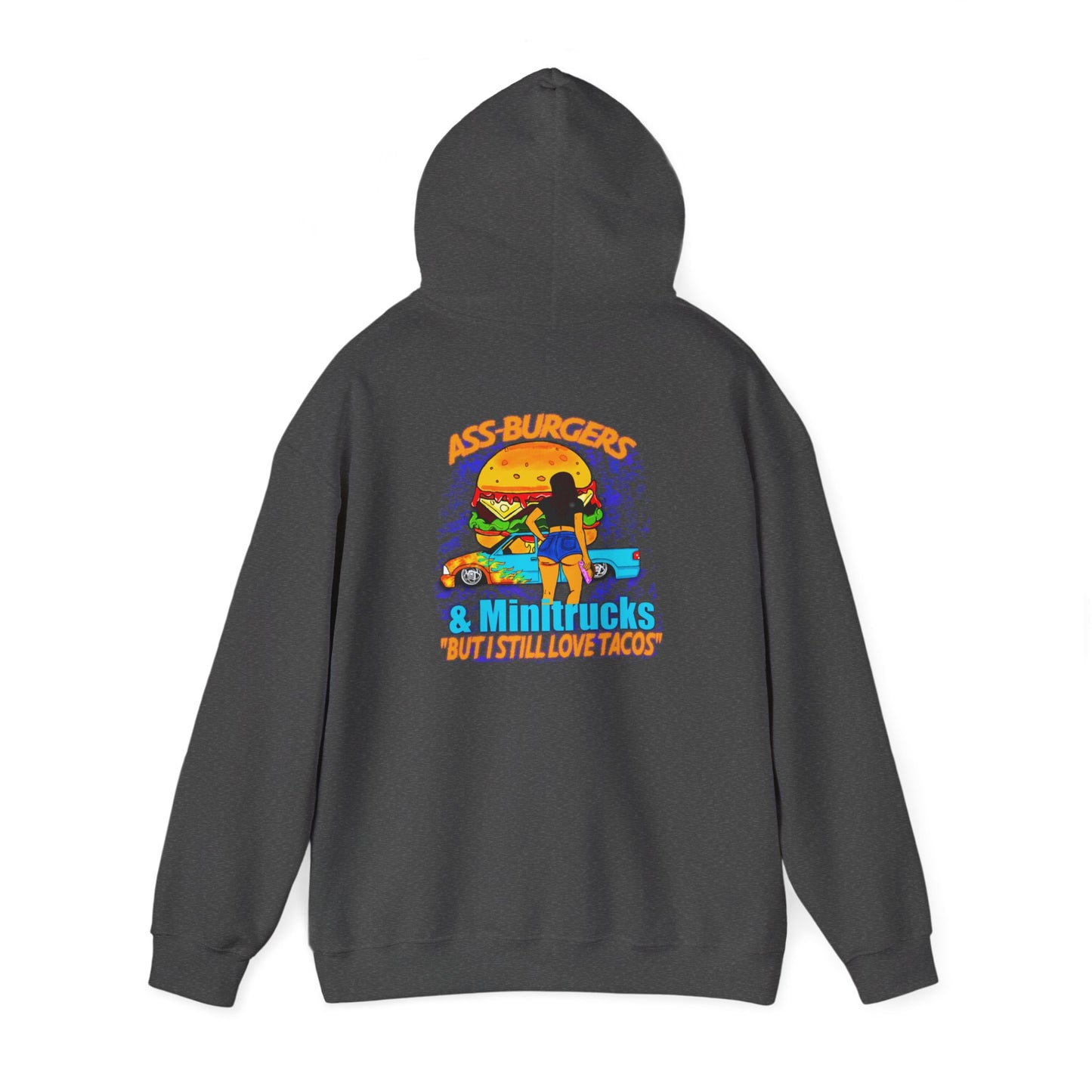 Minitrucks and Tacos Hoodie — Vintage Truck Graphic Sweatshirt