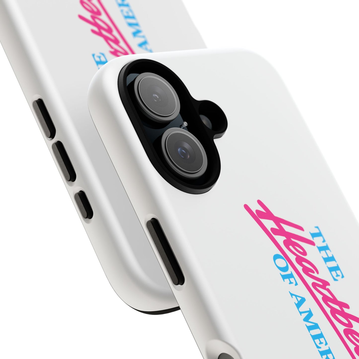 White  “The Heartbeat of America” Retro Chevy Logo, Slim Protective Cover