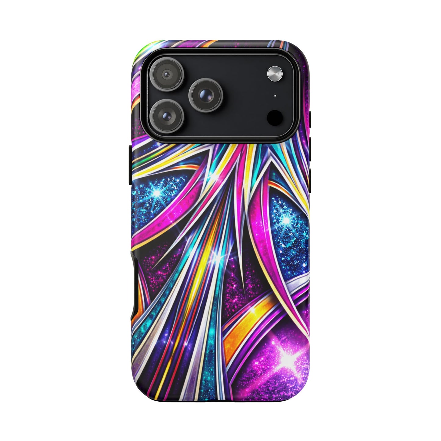 Custom Lowrider Pinstripe Swirl Tough Phone Case – Impact Resistant