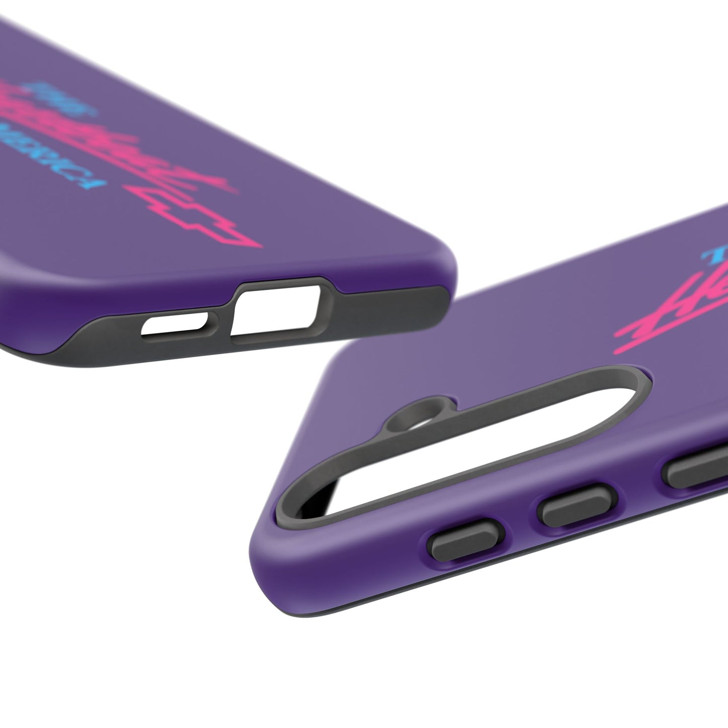 Purple  “The Heartbeat of America” Retro Chevy Logo, Slim Protective Cover