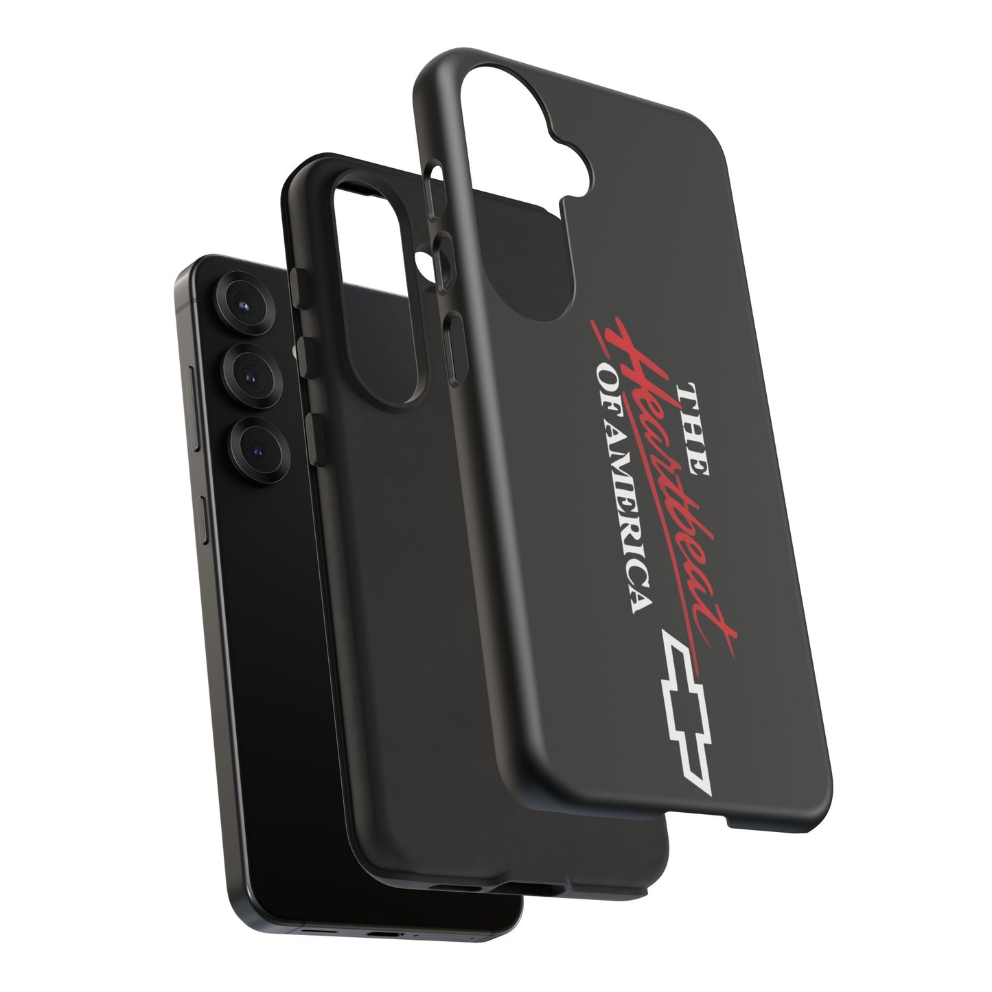 Chevy Phone Case, Tough Cases for Car Lovers, Vintage Style Cover, Heartbeat