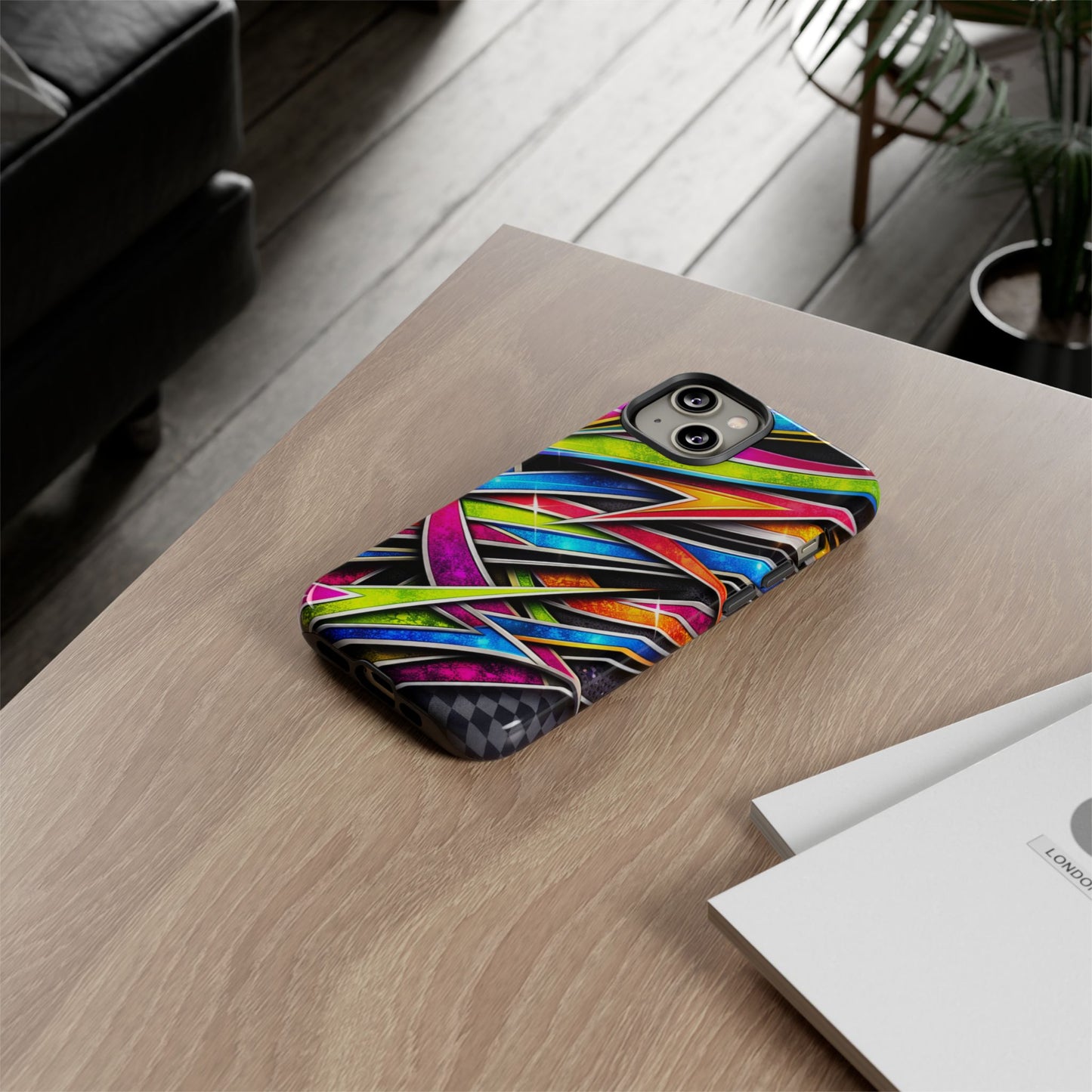 Minitruck Inspired Graphic Tough Phone Case – Impact Resistant