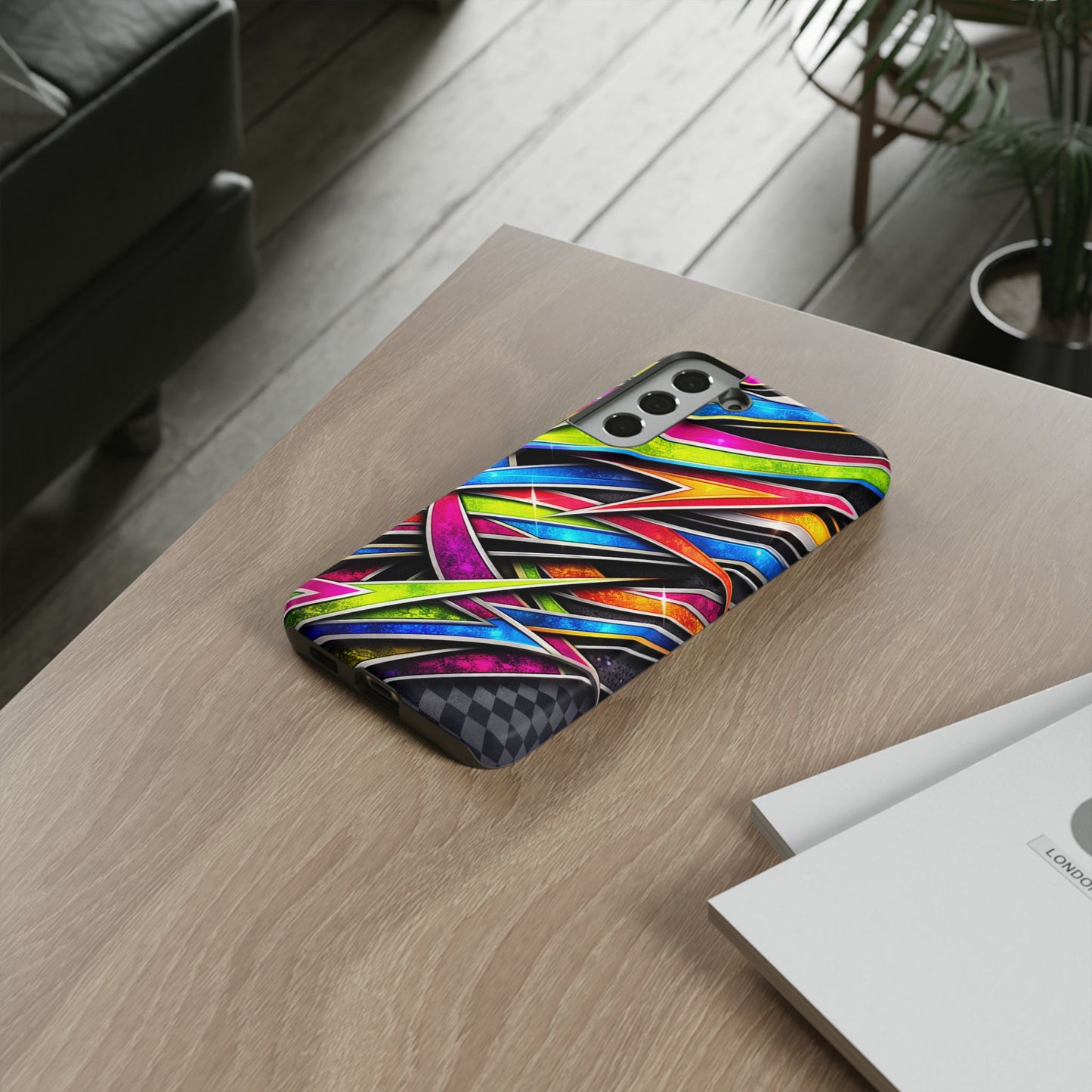 Minitruck Inspired Graphic Tough Phone Case – Impact Resistant