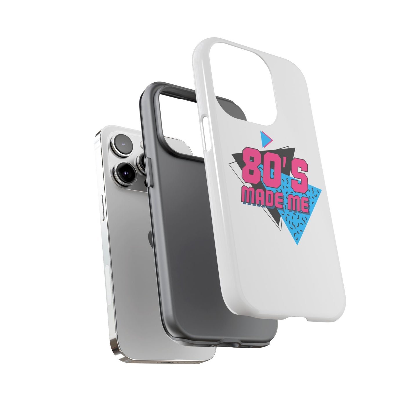 80's Made Me Phone Case - Retro Tough Phone Cover for Nostalgia Lovers