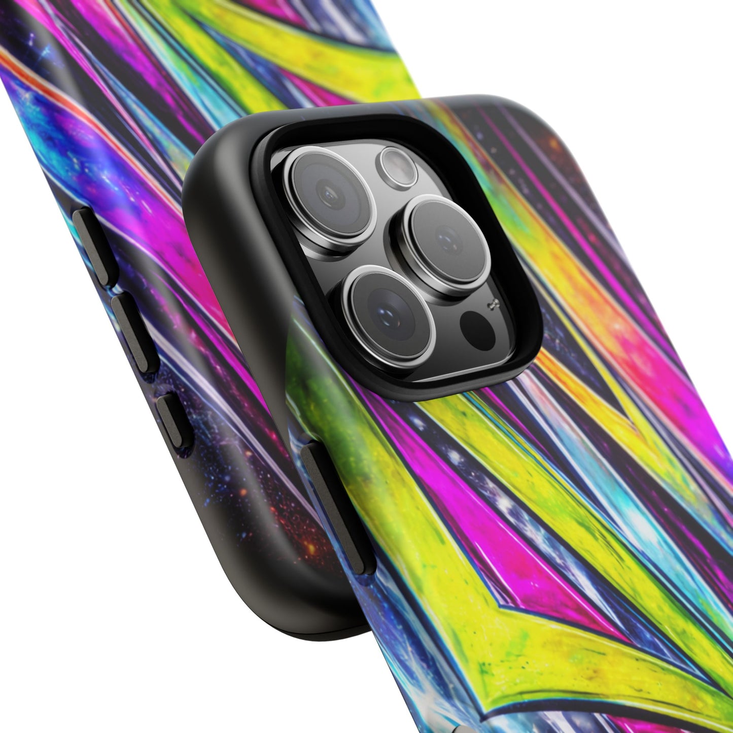 Neon Graffiti Phone Case | Tough Case, Vivid Abstract Street Art
