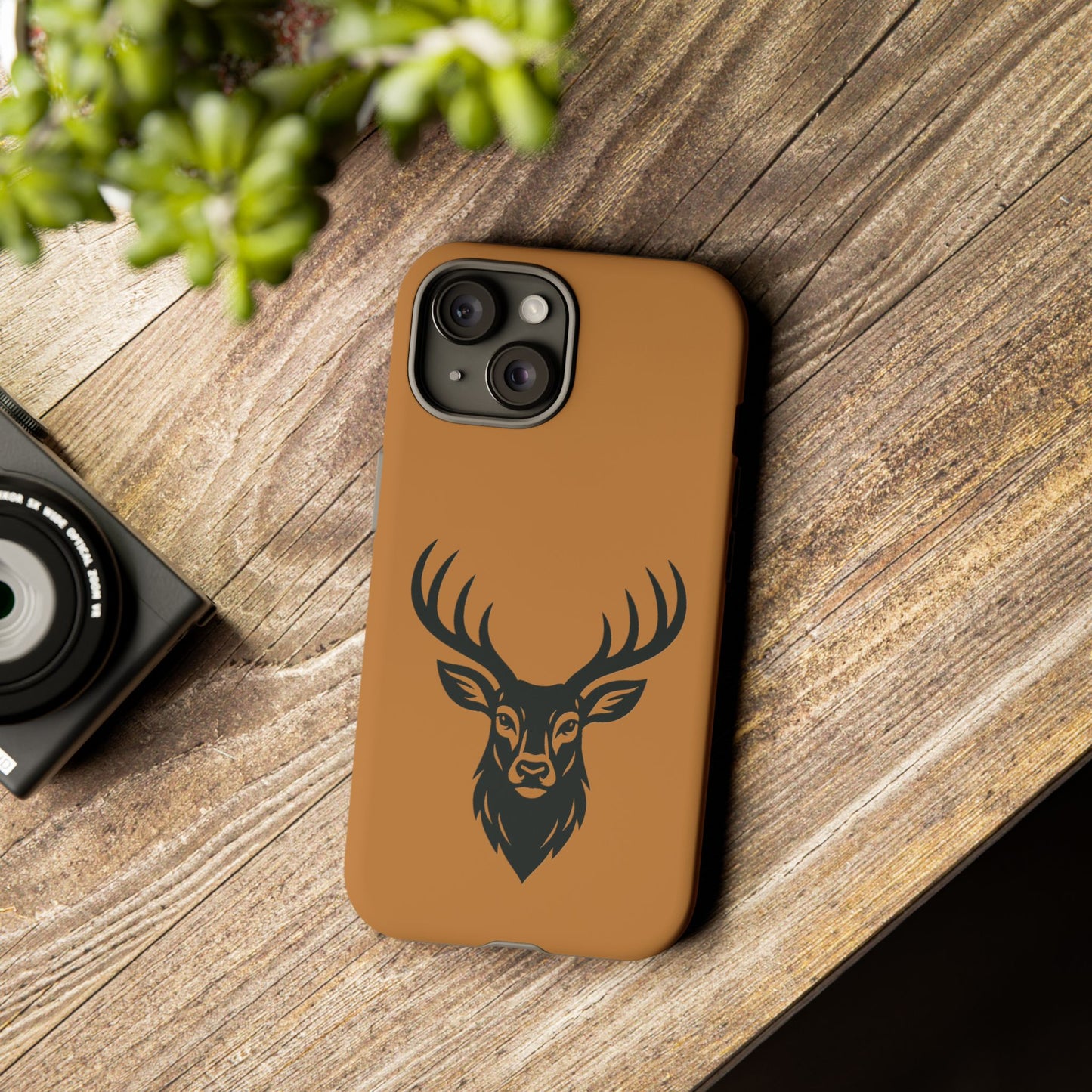 Phone Cases, Deer Buck with Antlers Wildlife Nature Design, Animal Lover Gift,