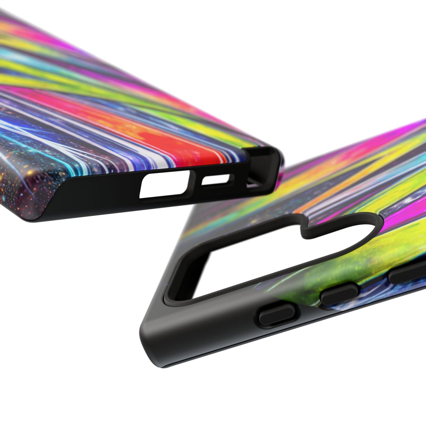Neon Graffiti Phone Case | Tough Case, Vivid Abstract Street Art
