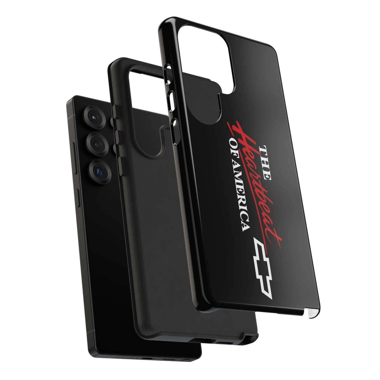 Chevy Phone Case, Tough Cases for Car Lovers, Vintage Style Cover, Heartbeat
