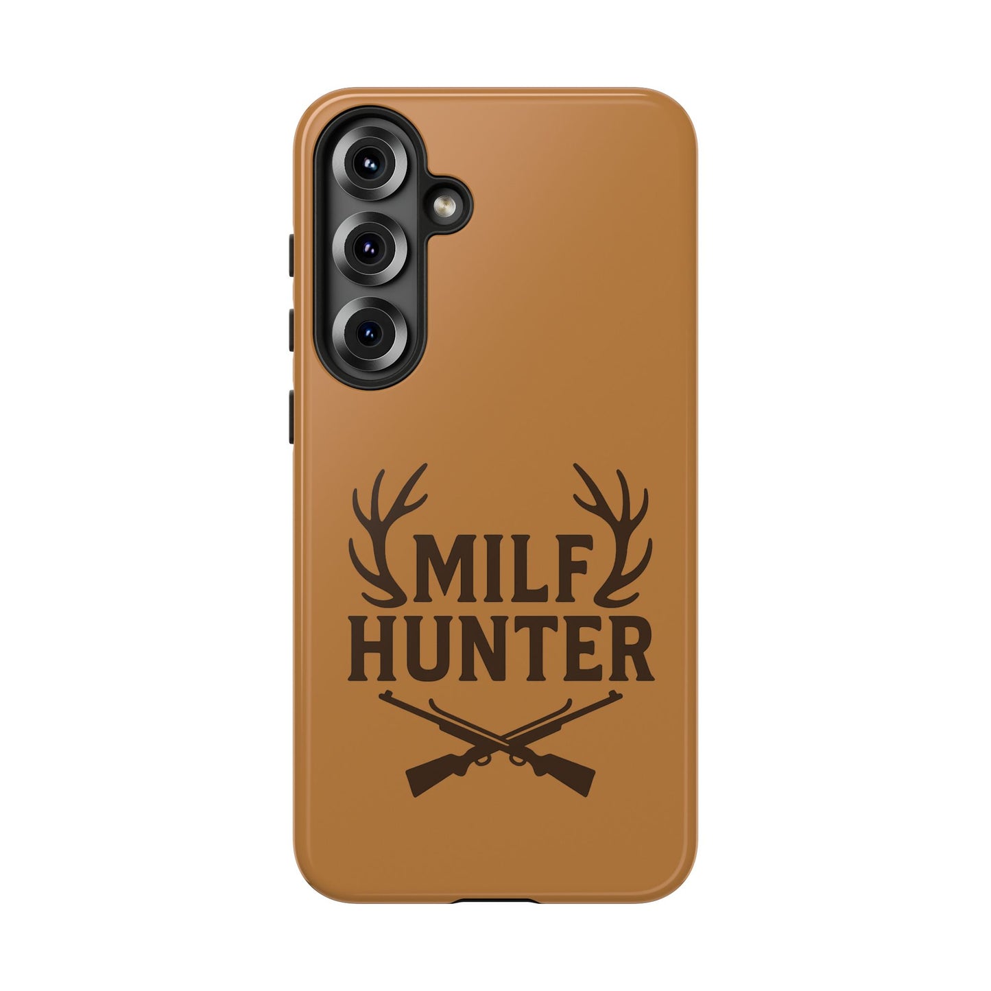 Phone Case, Funny Milf Hunter Design for Tough Cases, Rugged Protective Cover,