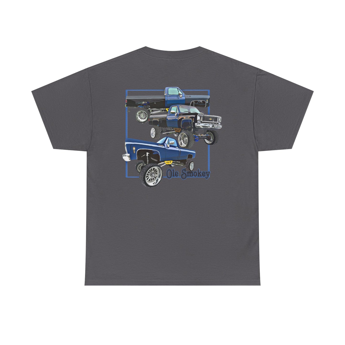 Classic Chevy Truck Tee — Vintage Blue Pickup Graphic Shirt