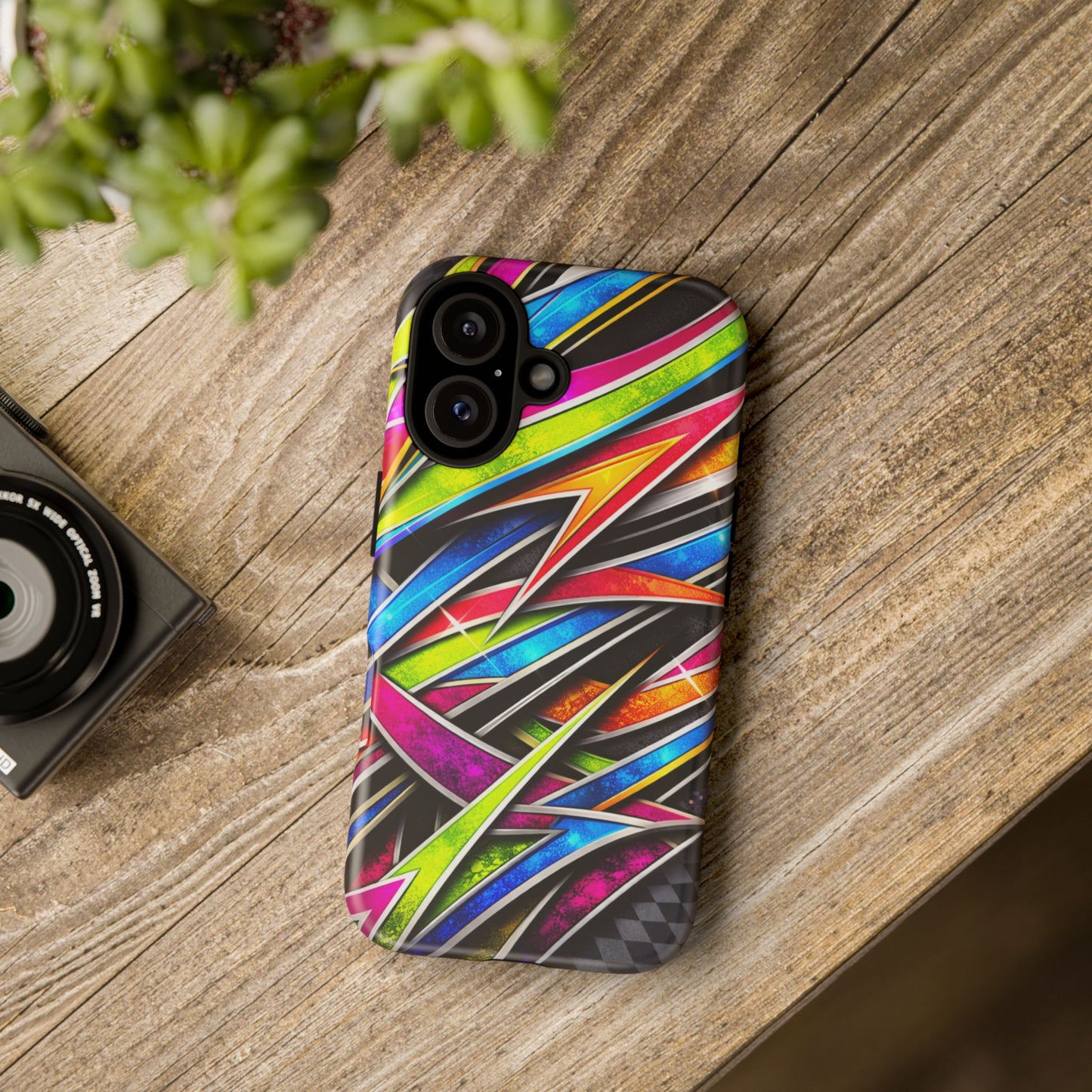 Minitruck Inspired Graphic Tough Phone Case – Impact Resistant