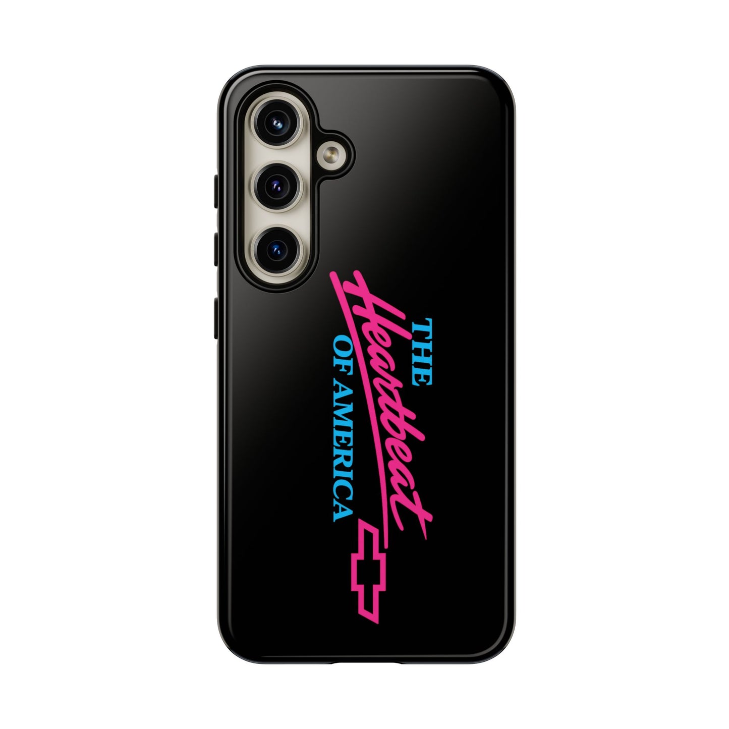 Phone Case — “The Heartbeat of America” Retro Chevy Logo, Slim Protective Cover