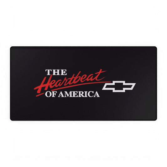 Chevrolet Heartbeat of America Desk Mat - Gamer, Office Decor, Car Enthusiast,