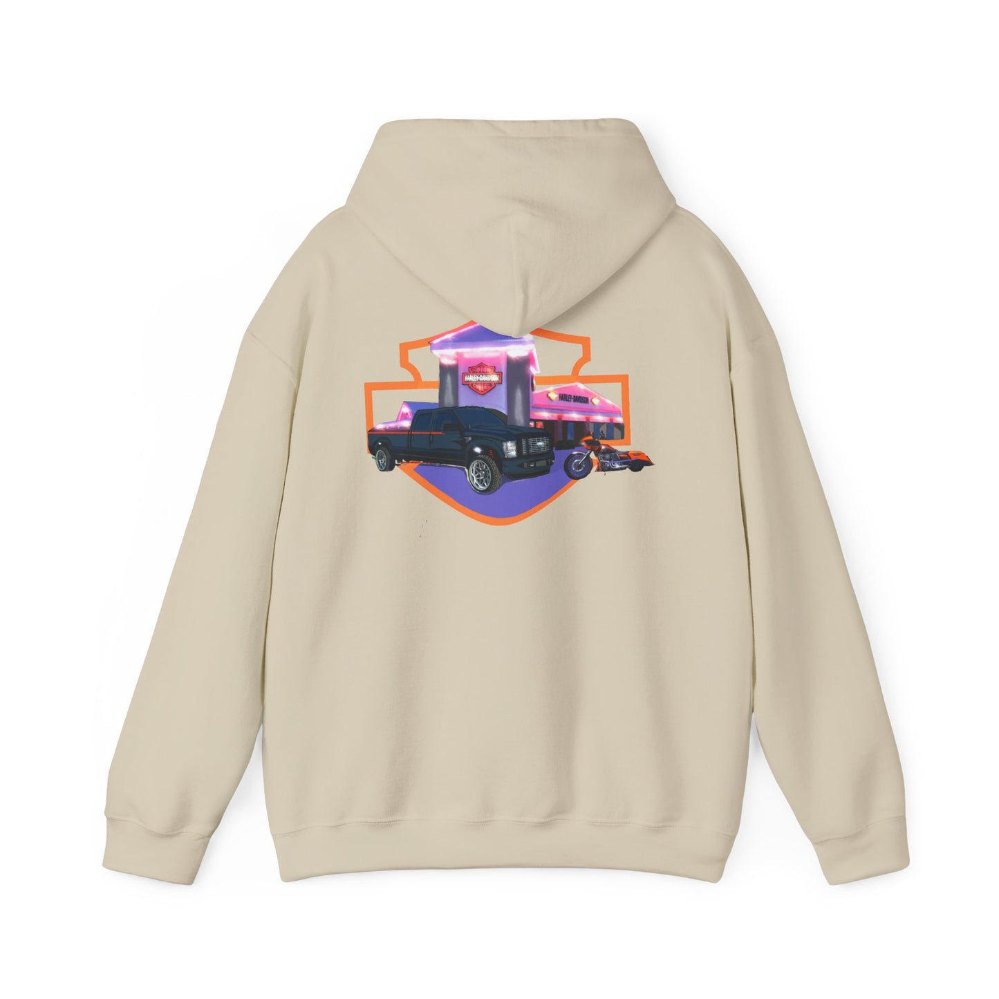 Harley Davidson Super Duty Hoodie — Motorcycle Logo Pullover