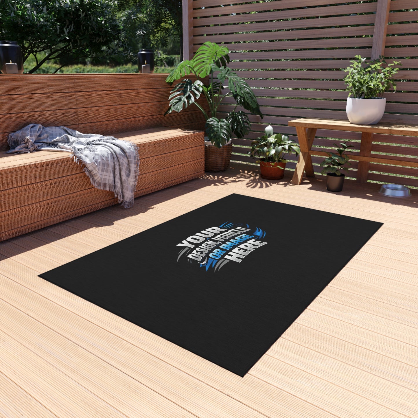 Custom Outdoor Rug — Personalized Design, Vehicle or Image Print