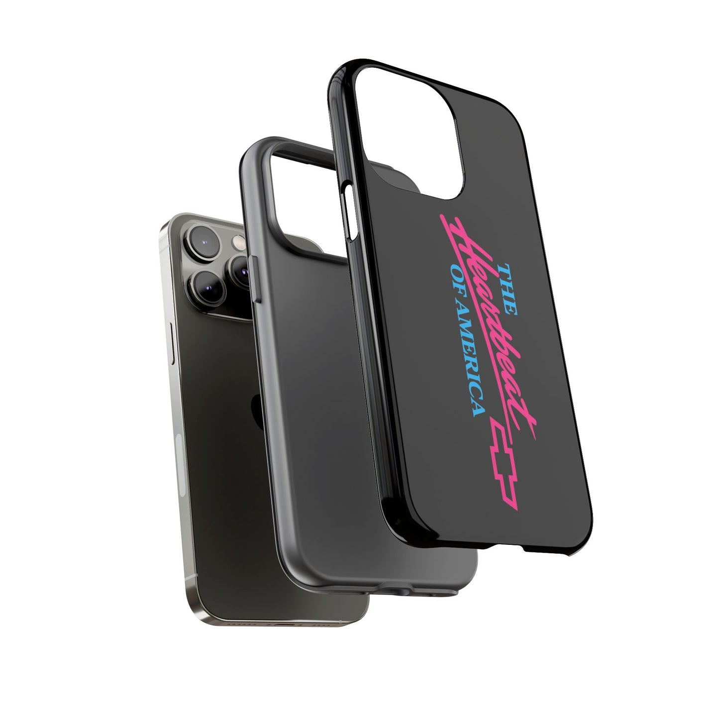 Phone Case — “The Heartbeat of America” Retro Chevy Logo, Slim Protective Cover