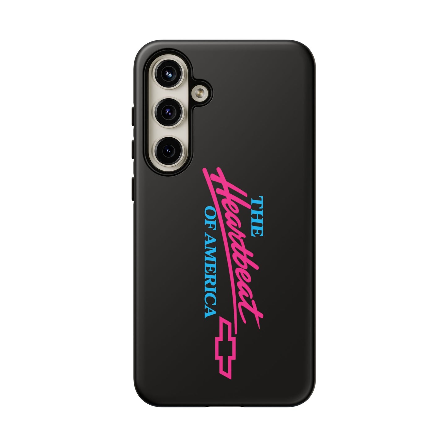 Phone Case — “The Heartbeat of America” Retro Chevy Logo, Slim Protective Cover