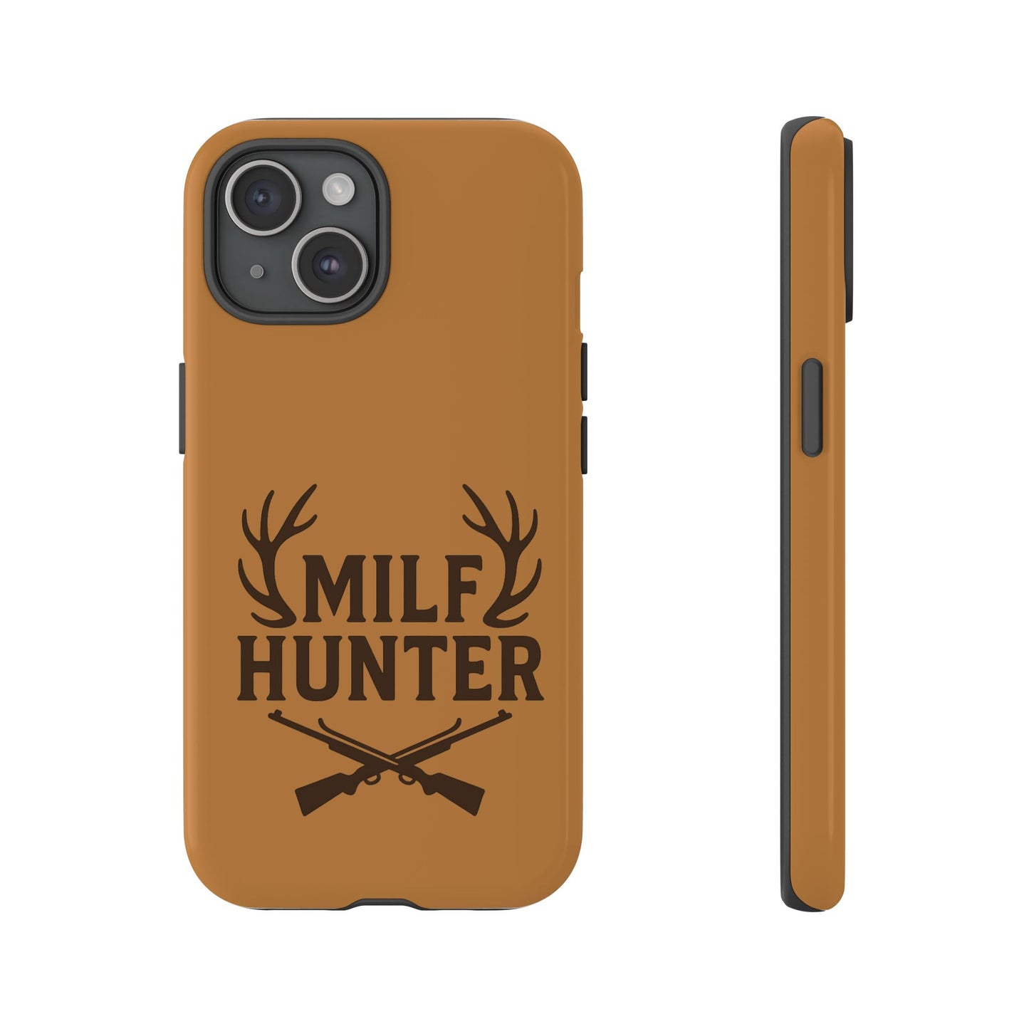 Phone Case, Funny Milf Hunter Design for Tough Cases, Rugged Protective Cover,