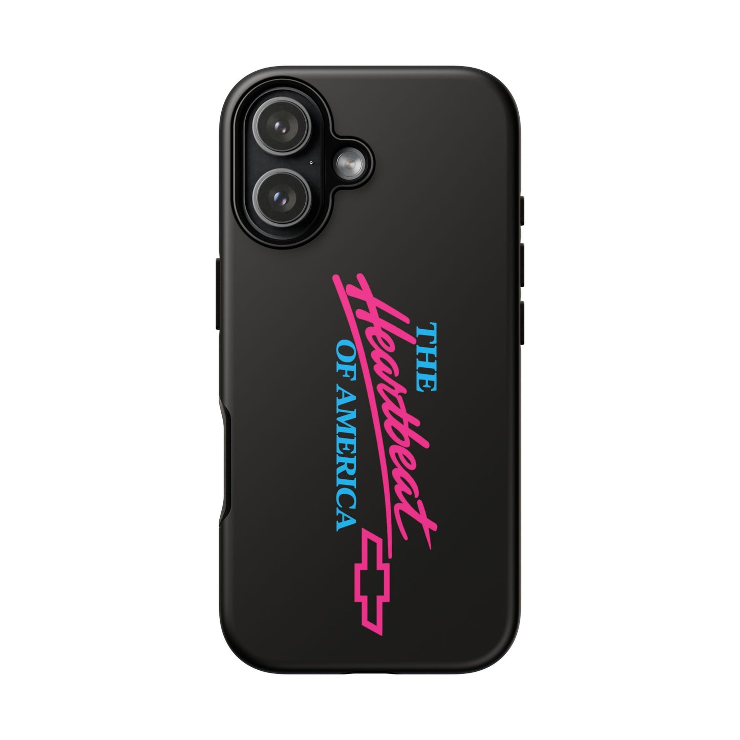 Phone Case — “The Heartbeat of America” Retro Chevy Logo, Slim Protective Cover