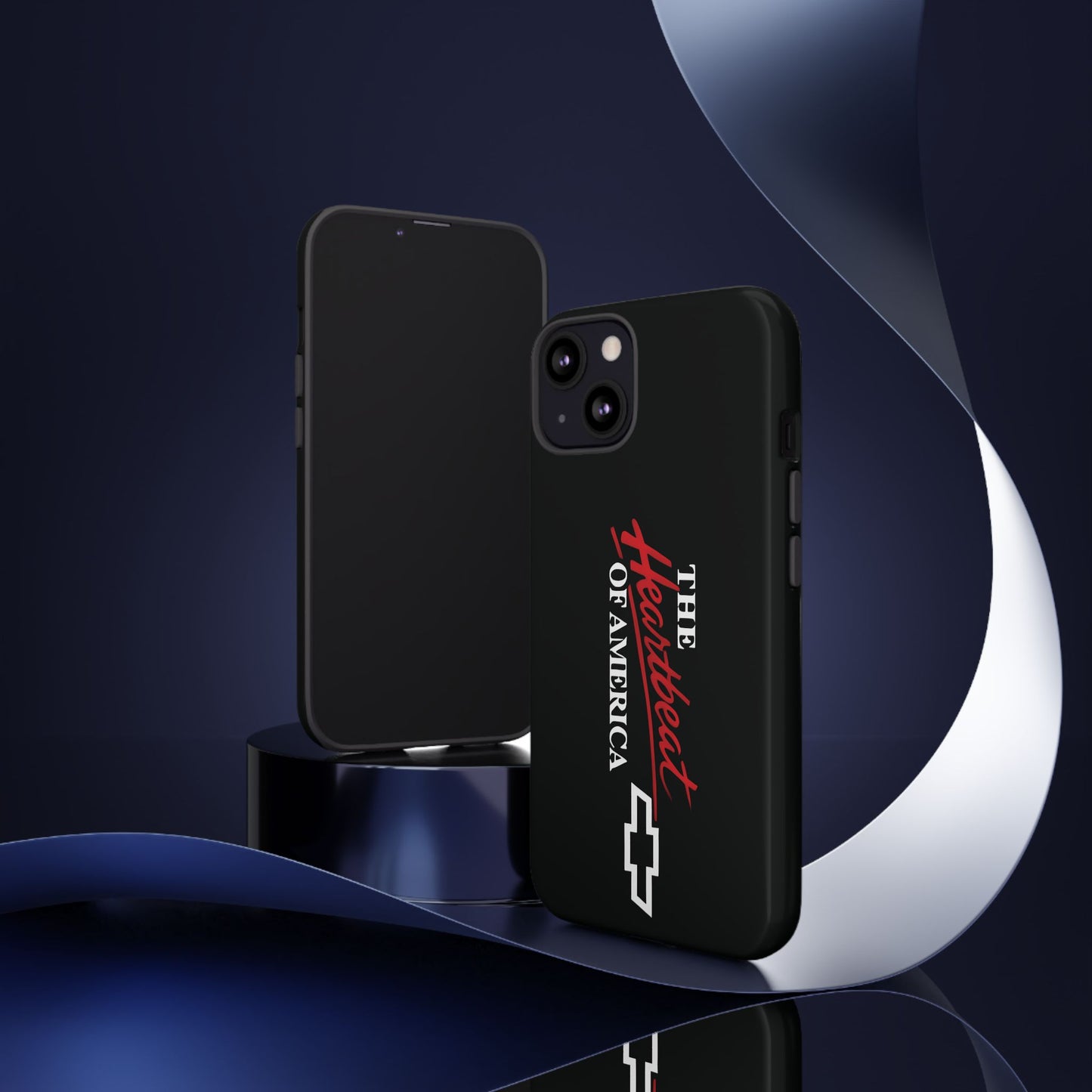 Chevy Phone Case, Tough Cases for Car Lovers, Vintage Style Cover, Heartbeat