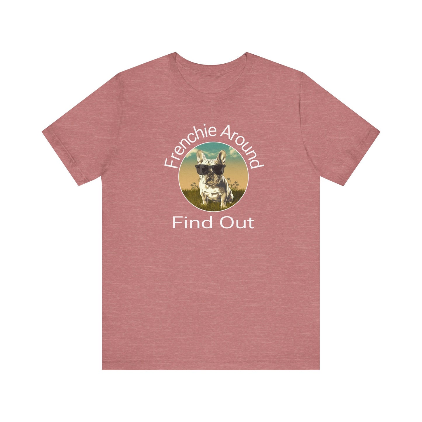 French Bulldog Unisex Tee, Dog Lover Shirt, Animal Graphic Tee, Short Sleeve