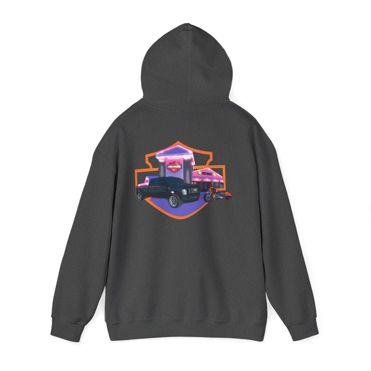 Harley Davidson Super Duty Hoodie — Motorcycle Logo Pullover