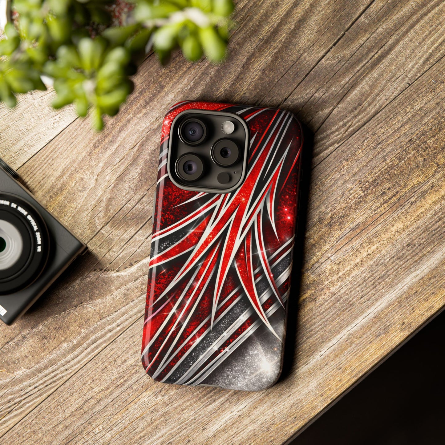 Mini Truck Inspired Pinstripe Graphic Heavy Duty Phone Case