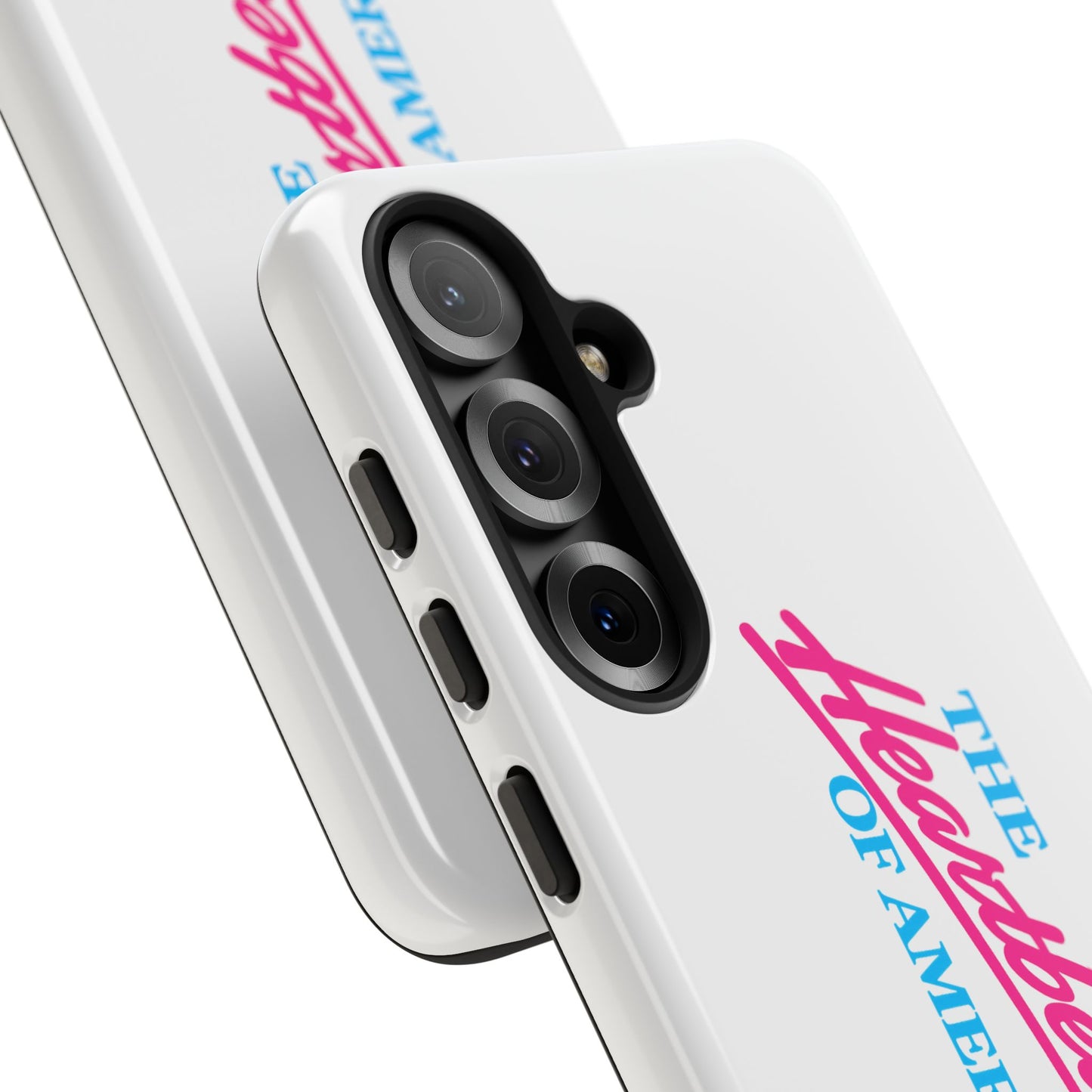 White  “The Heartbeat of America” Retro Chevy Logo, Slim Protective Cover