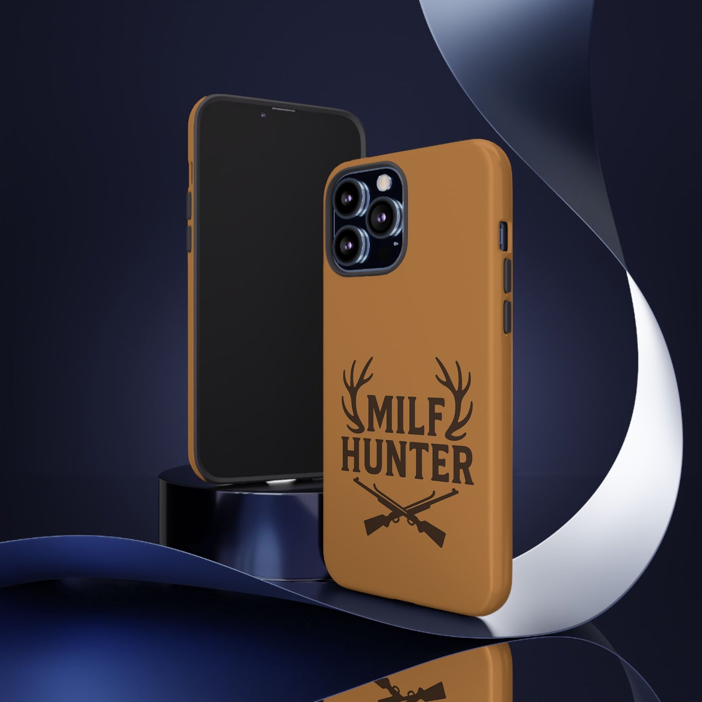 Phone Case, Funny Milf Hunter Design for Tough Cases, Rugged Protective Cover,
