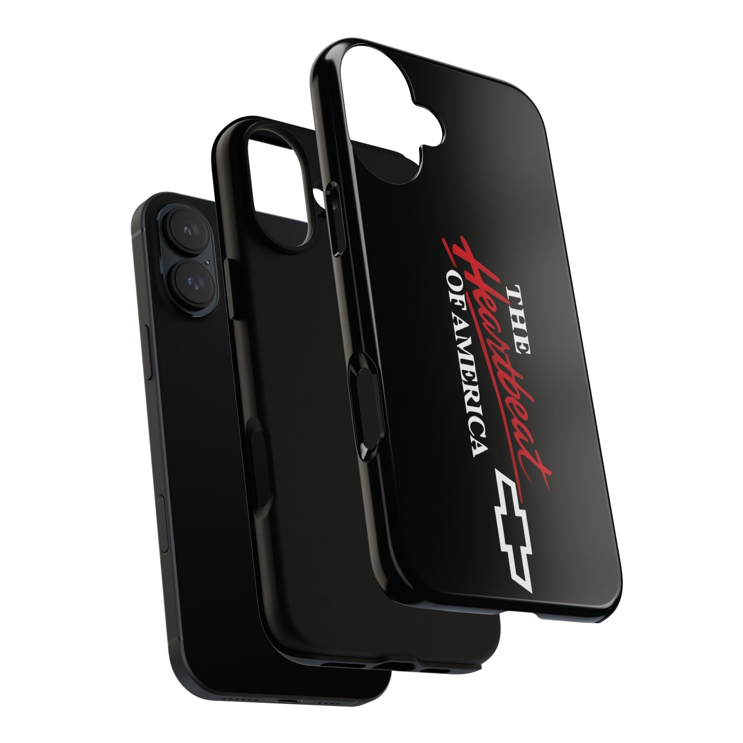 Chevy Phone Case, Tough Cases for Car Lovers, Vintage Style Cover, Heartbeat