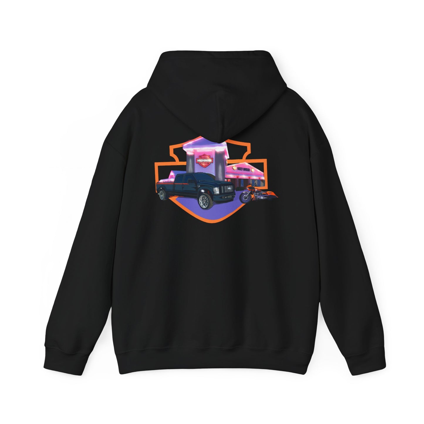Harley Davidson Super Duty Hoodie — Motorcycle Logo Pullover