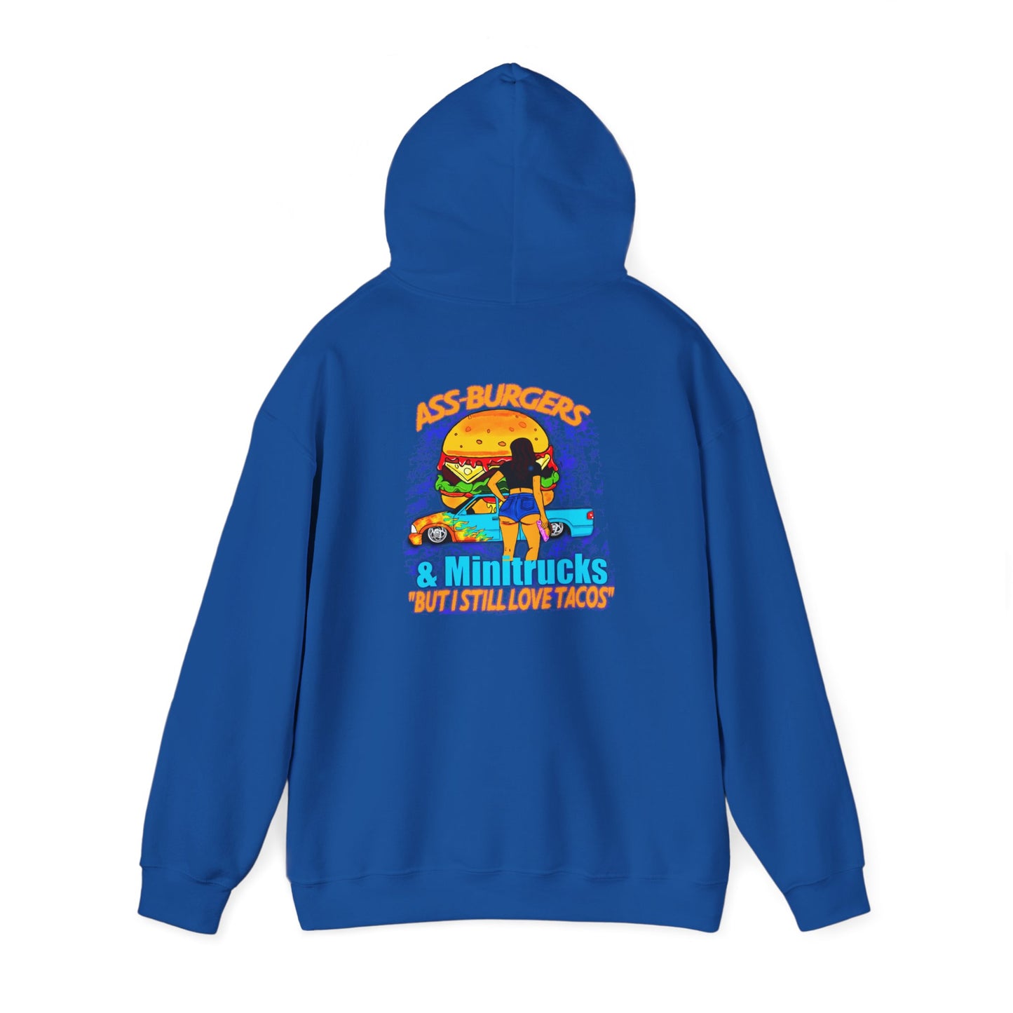 Minitrucks and Tacos Hoodie — Vintage Truck Graphic Sweatshirt