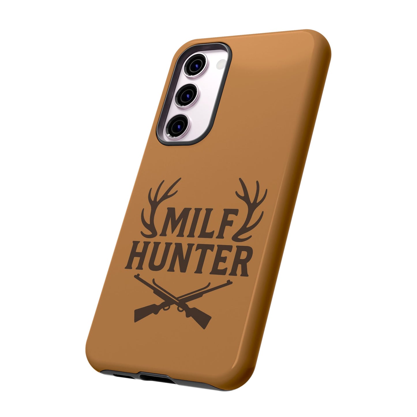 Phone Case, Funny Milf Hunter Design for Tough Cases, Rugged Protective Cover,