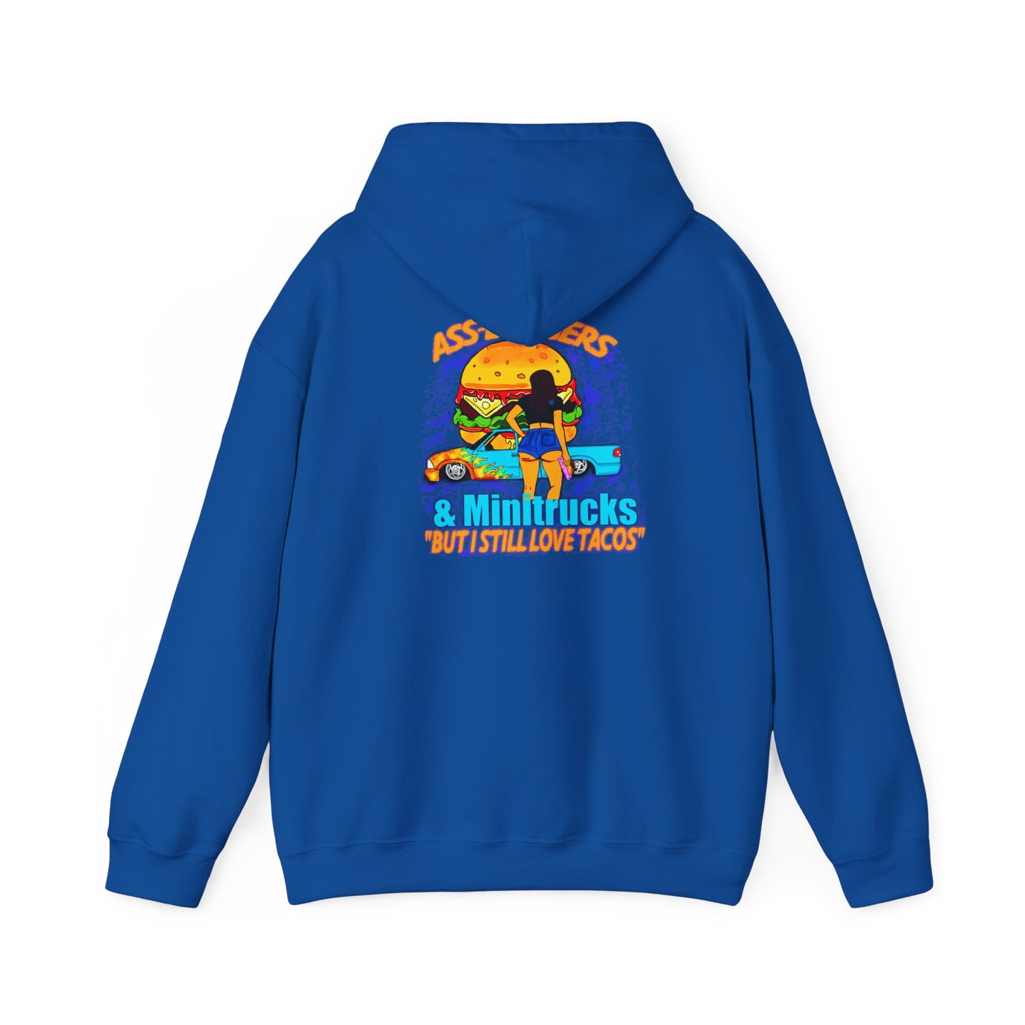Minitrucks and Tacos Hoodie — Vintage Truck Graphic Sweatshirt