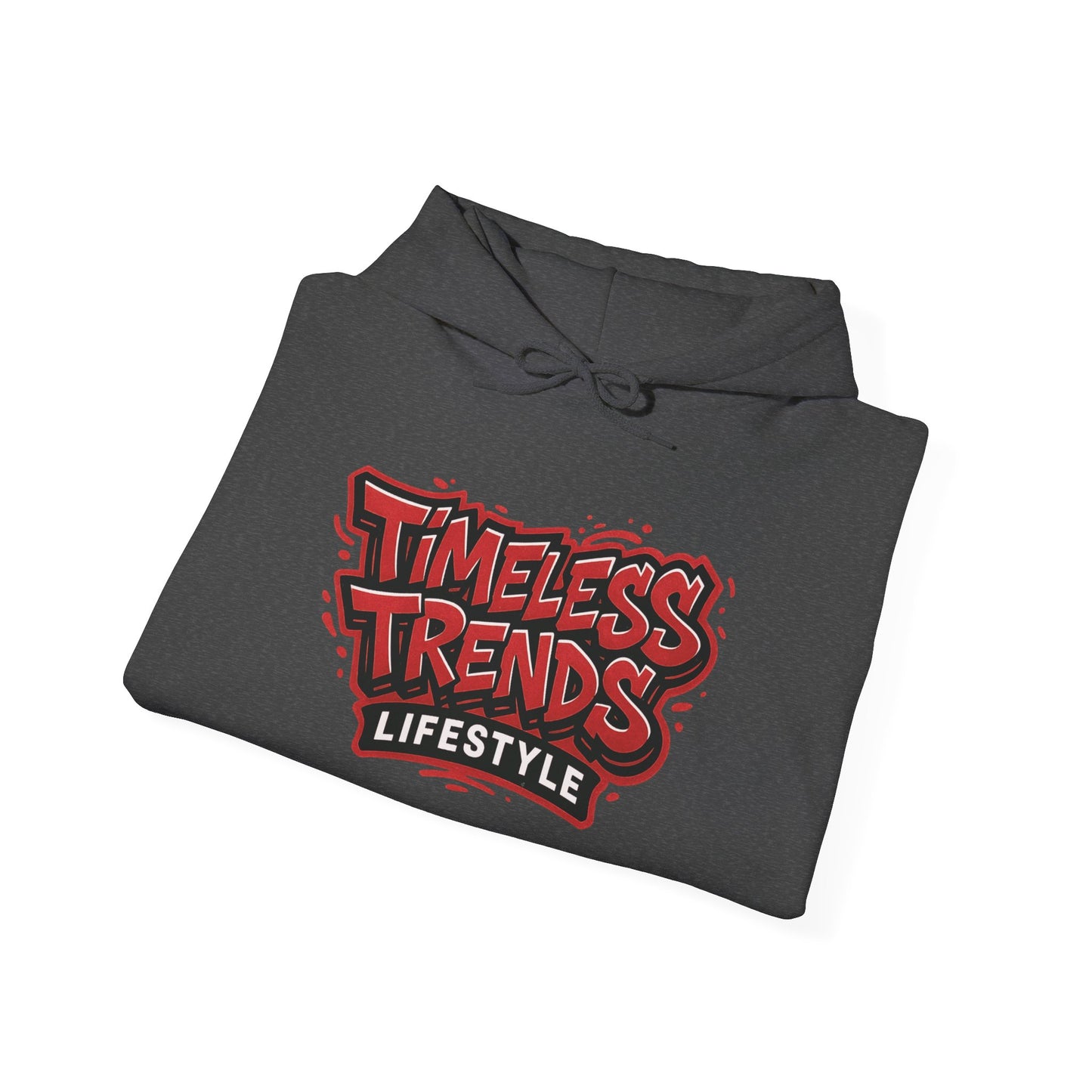 Timeless Trends Lifestyle Hoodie — Retro Streetwear Logo Pullover