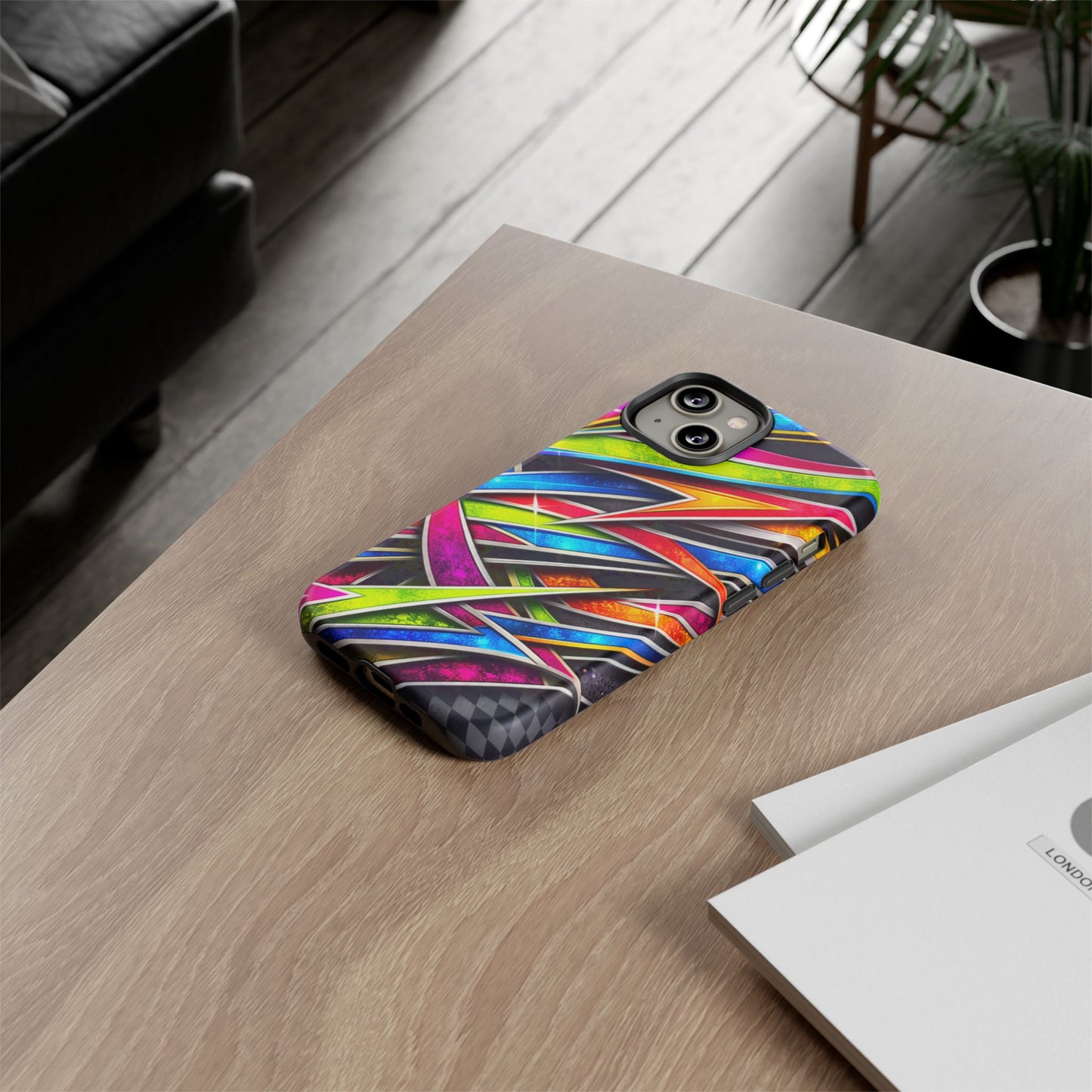 Minitruck Inspired Graphic Tough Phone Case – Impact Resistant