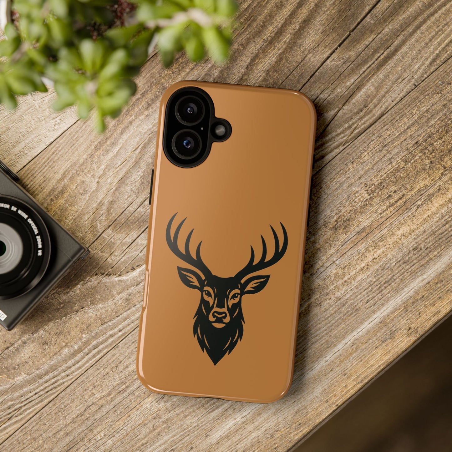 Phone Cases, Deer Buck with Antlers Wildlife Nature Design, Animal Lover Gift,